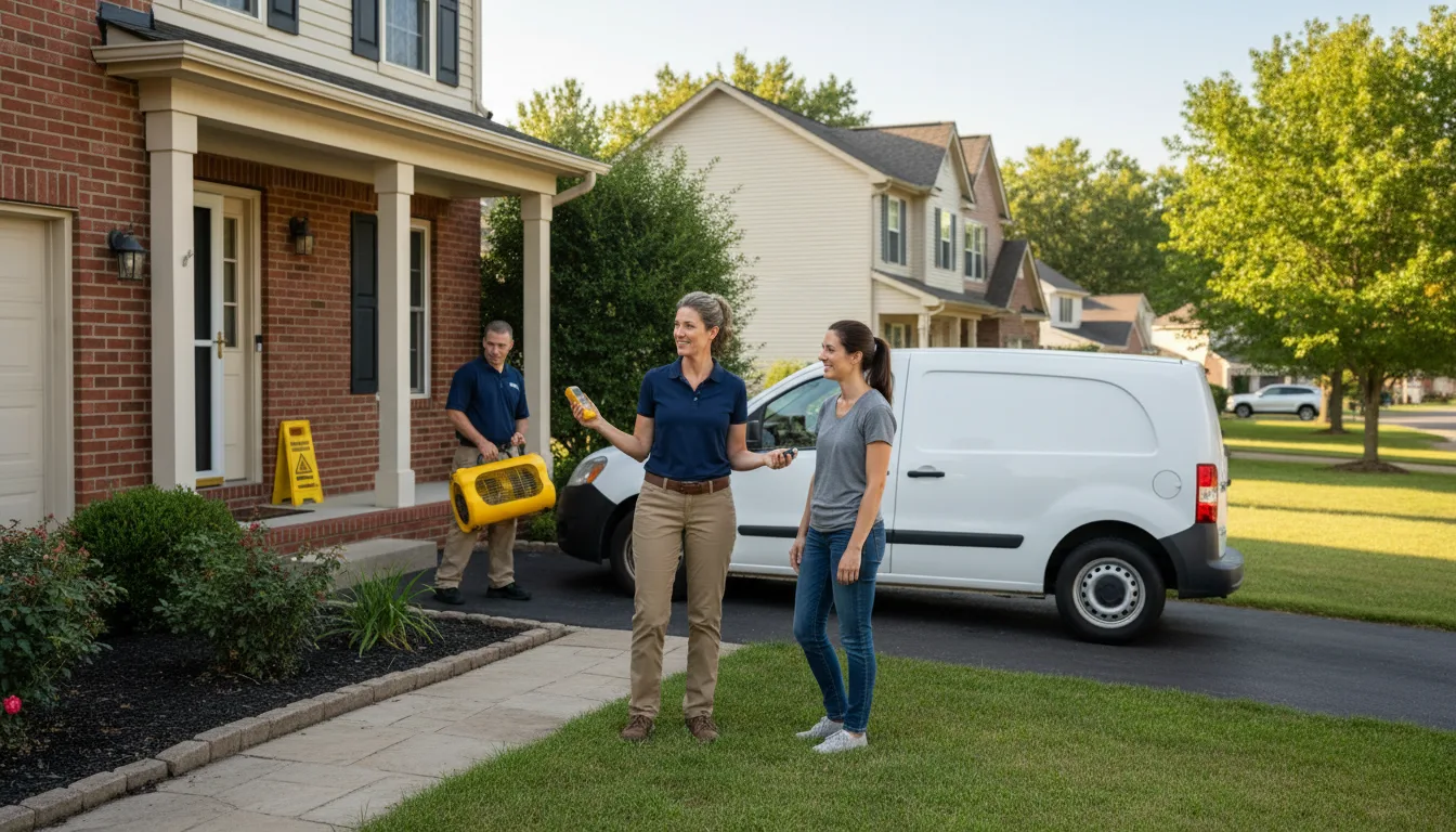 Residential water damage restoration in Rolling Meadows, IL